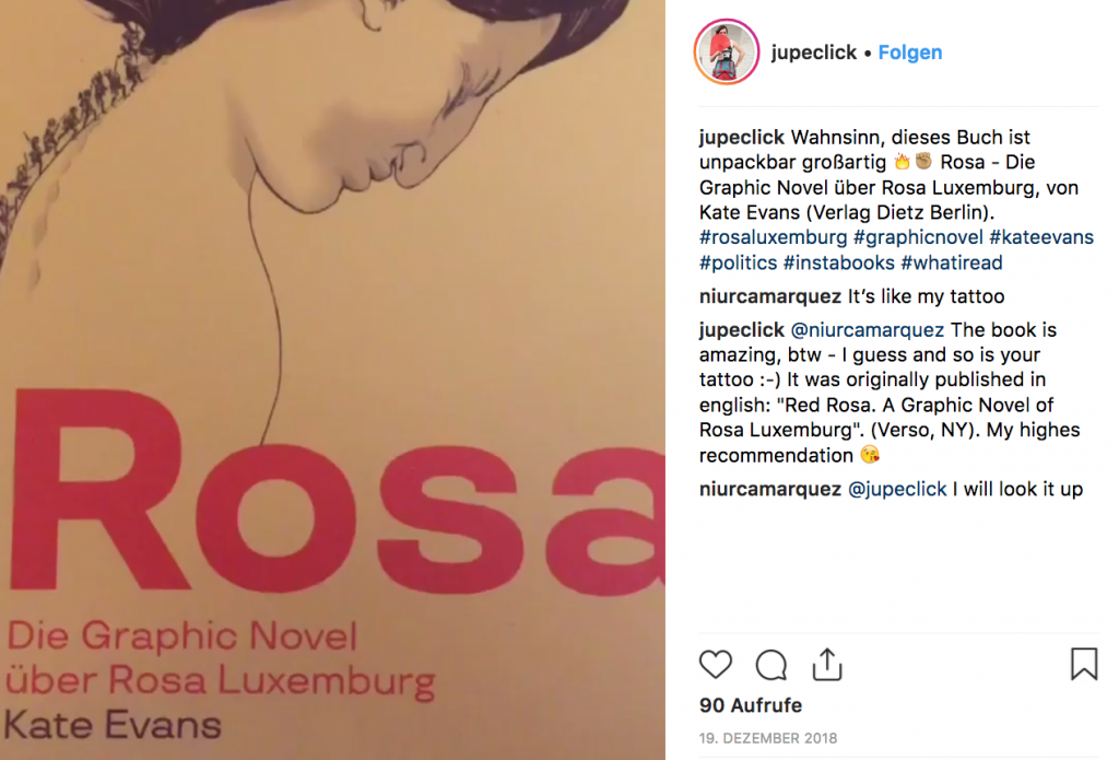 Rosa Luxemburg Graphic Novel von Kate Evans